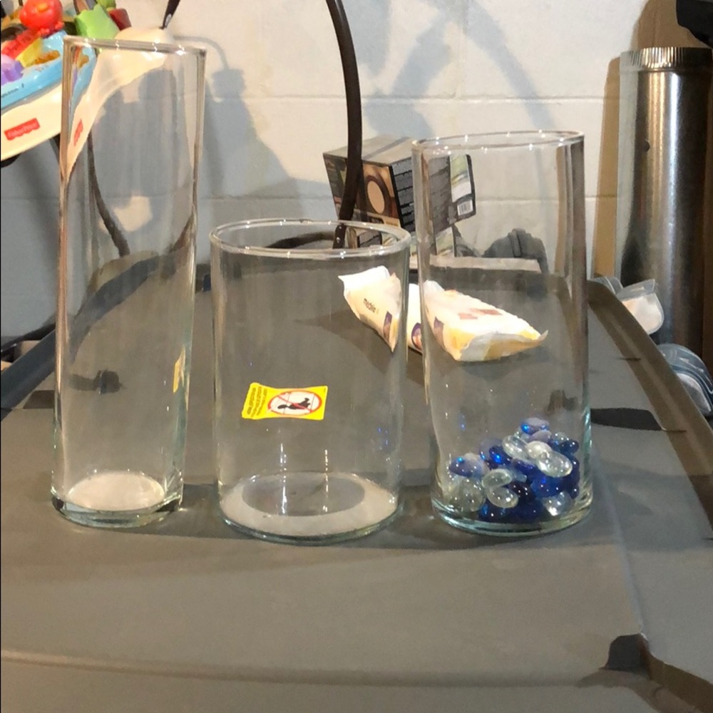 Glass cylinders (3)